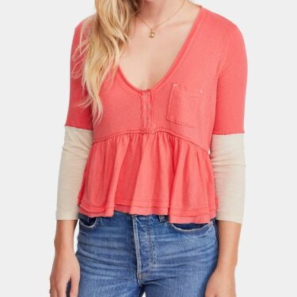 Free People Tops - ⚡️⚡️⚡️Free People Heart Of Mine Camelia Combo Top V Neck Medium New